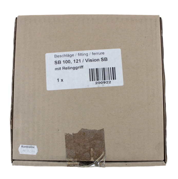 Beschläge mit Relinggriff für SB 100/121 & Vision SB
