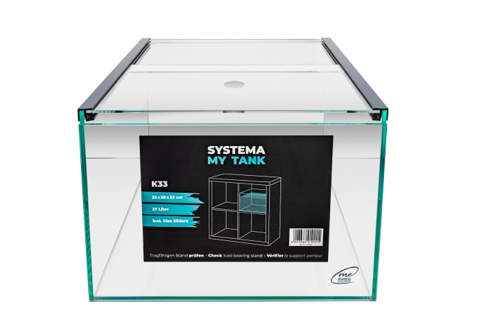 Me My Tank Systema K33 27L (33x38x22 cm) incl. Slider 5mm