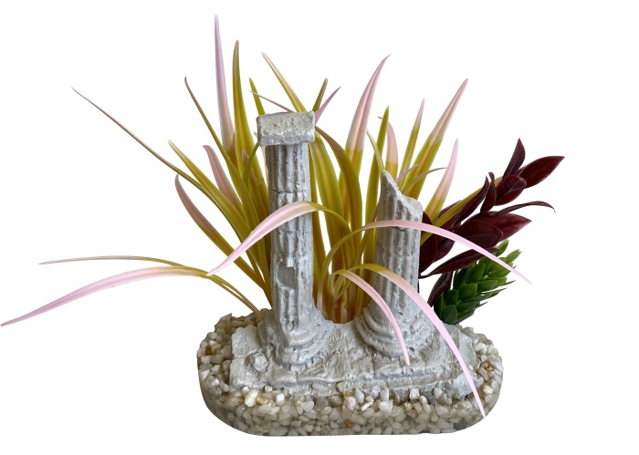 Ruines Aqua Déco 25 cm de haut [P6]