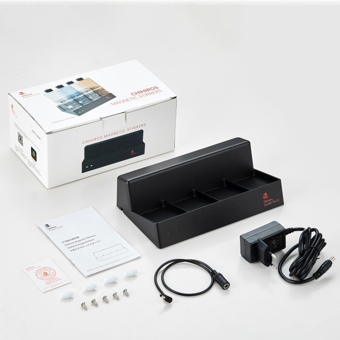 Magnetrührer, 4 Anschlüsse für Dosieranlage