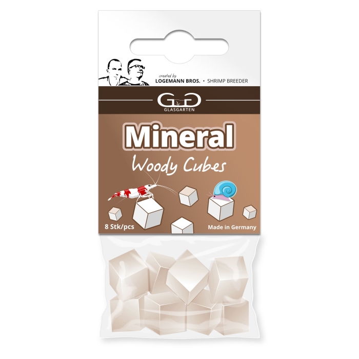 GlasGarten – Mineral Woody Cubes (8 Stk.)