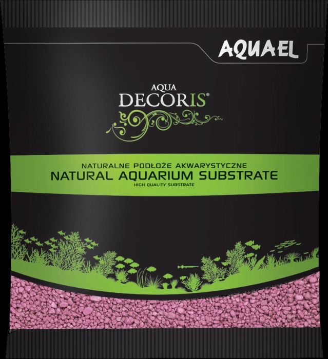 AQUA DECORIS Kies lila 2 - 3 mm (1 kg)