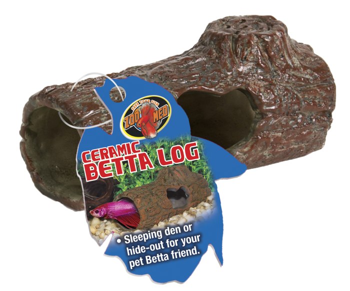 Ceramic Betta Log SM (Small)