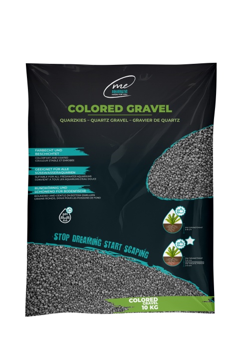 Me Colored Gravel Granite Grey, 2-3 mm (10 kg)
