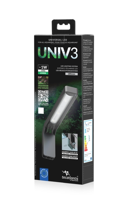 ausgelistet   LED Univ3 schwarz 1 W 185 mm /  kein Nachfolger