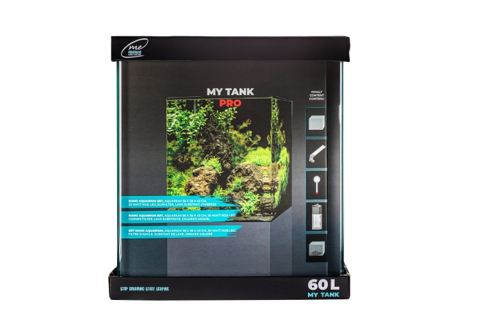 Me My Tank 60 L Pro, Aquarienset
