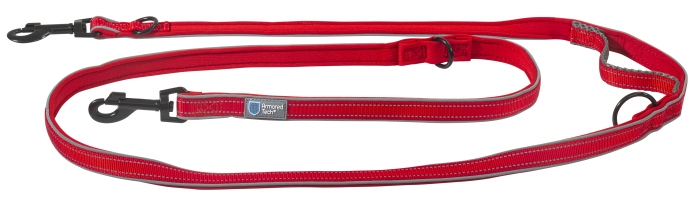 Dog Control Leash red (2.0 x 220 cm)