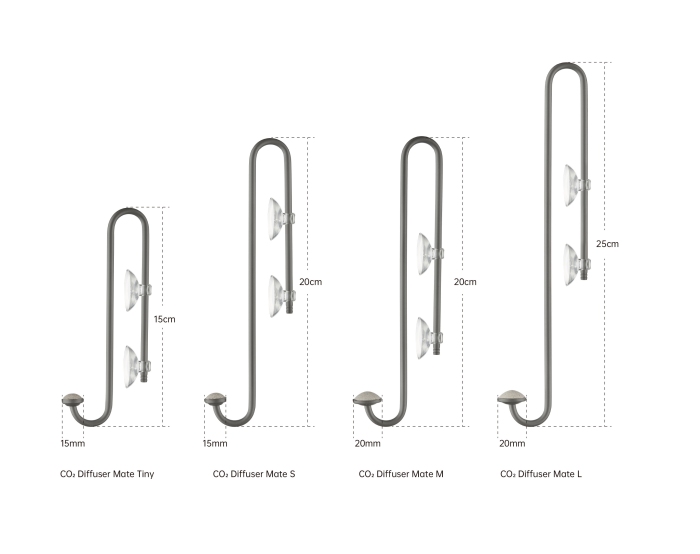 CO2 Diffuser Mate M 20 mm, length 20 cm