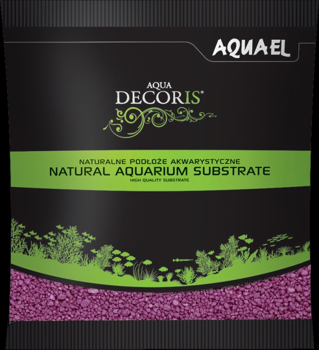 AQUA DECORIS Kies fuchsie 2 - 3 mm (1 kg)