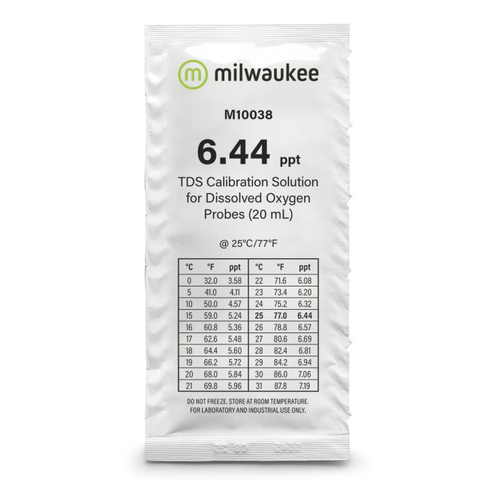 M10038B TDS Kalibrierlösung 6,44 ppt (25 x 20 ml)
