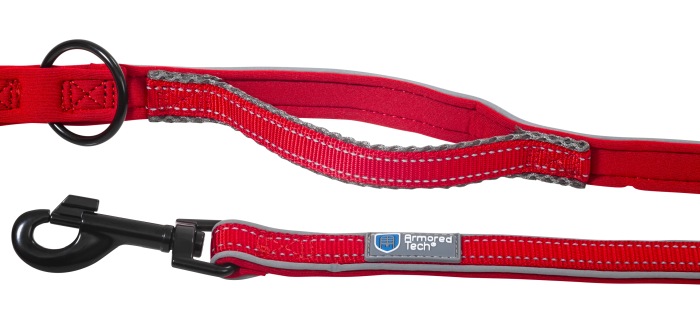 Dog Control Leash red (1.5 x 220 cm)