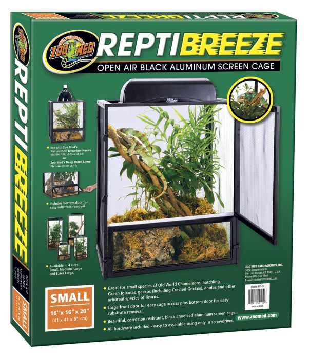 ReptiBreeze Alum Screen Cage (40 x 40 x 50 cm)