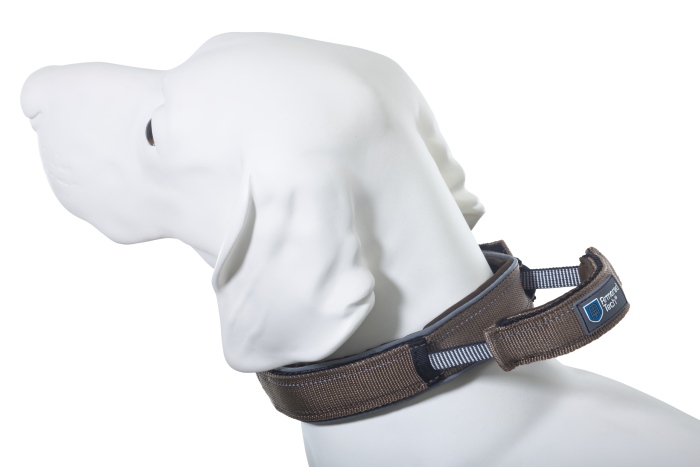Dog Control Collar XS mocca