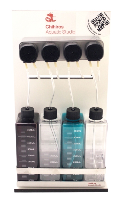 Chihiros Dosieranlagen Regaldisplay