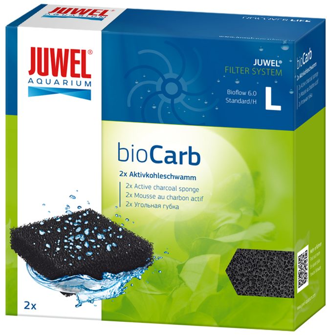 bioCarb L (Standard) - Aktivkohleschwamm