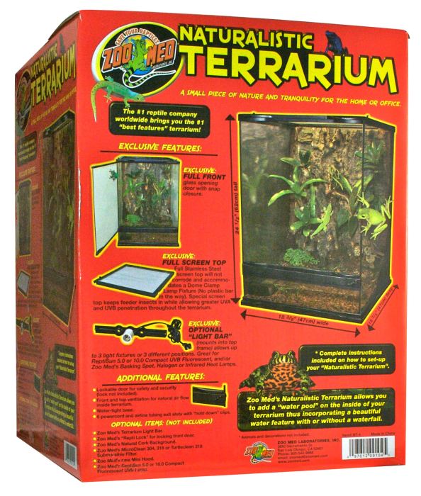 Naturalistic Terrarium (45 x 45 x 60 cm)