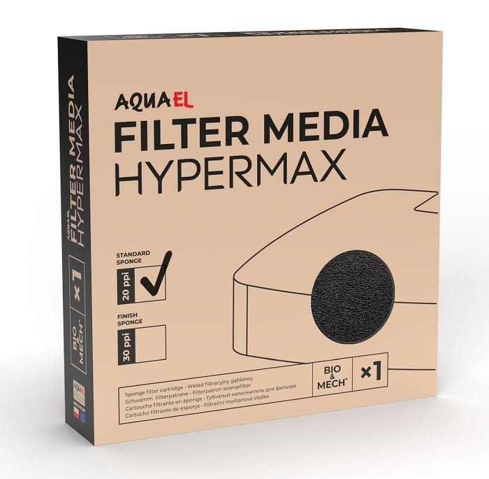 Filterschwamm schwarz PPI 20 (für Hypermax & Link)
