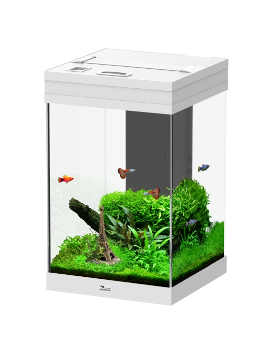 Aqua Tower 43 Weiß Aquarium