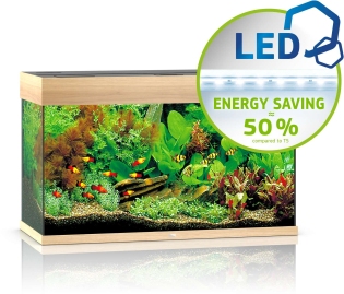 Rio 125 LED helles Holz Aquarium