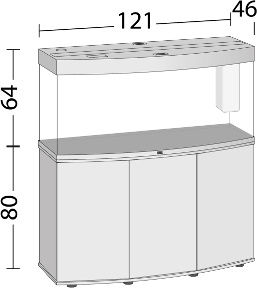 Vision 260 LED weiß Aquarium