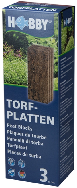 Torfplatten, 9 x 26 x 1,8 cm (3 Stück)